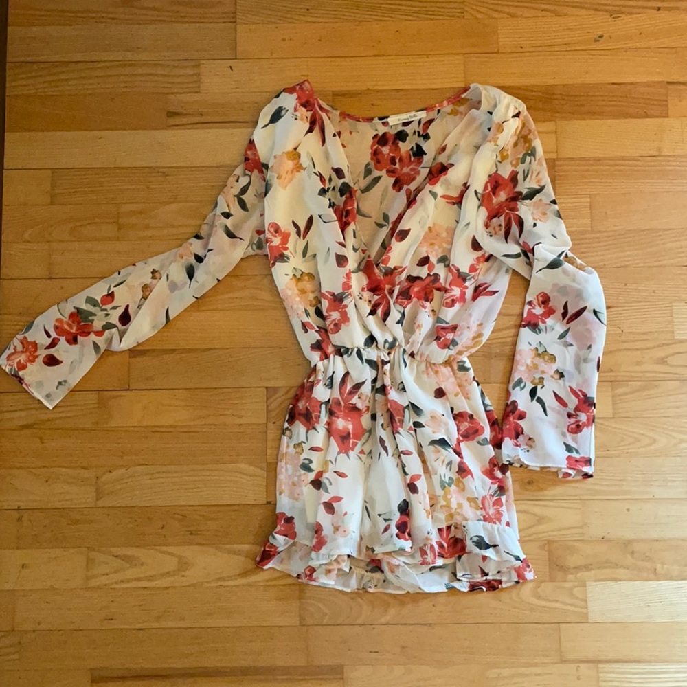 Honey Belle Floral Romper